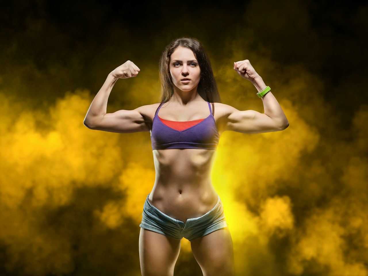 Athletic girls in Malaga